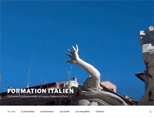 Tablet Screenshot of formation-italien.fr